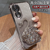 适用华为荣耀80手机壳honor80pro保护硅胶套ANN一AN00带镜头膜全包气囊防摔ANP透明软壳p曲屏可爱por女曲面屏