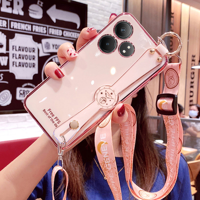 真我gtneo6硅胶网红斜挎带挂绳