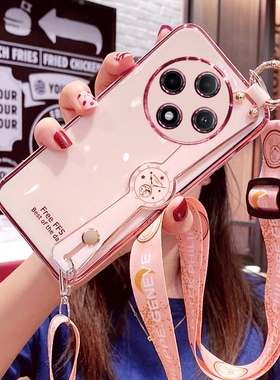 适用oppoA3iplus手机壳oppo腕带保护A3i硅胶套plus全包防摔5g软壳PKA110网红女款ipuls新款0pp0斜挎肩带挂绳