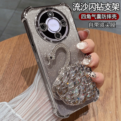 荣耀x70硅胶气囊防摔新款可爱女