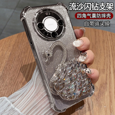 华为mate60硅胶气囊防摔新款可爱