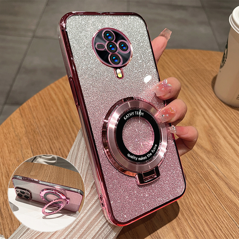 vivos6硅胶透明带支架高级感