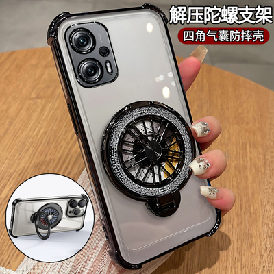 红米note11Tpro硅胶气囊防摔超薄