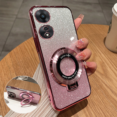 oppoa1活力版硅胶透明软壳带支架