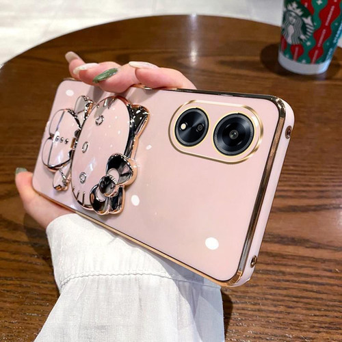oppoa1硅胶手机壳带补妆镜支架