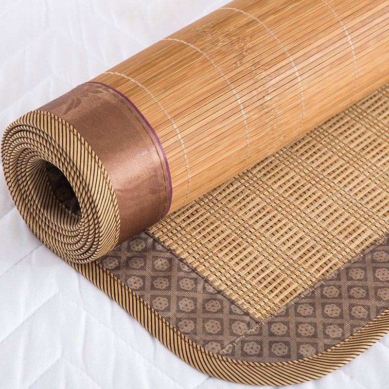 制做1.8m床定竹席凉席双面1.5米直筒1.2m宿舍1.35夏季折叠2.0新款