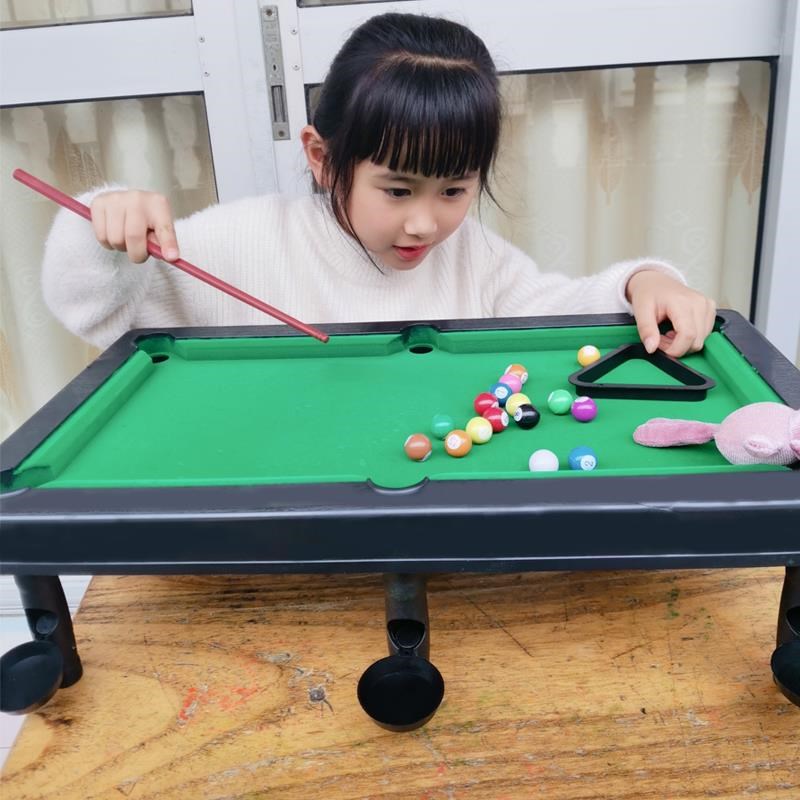 迷你小台球桌家用大号桌球台小型儿童玩具家庭室内桌面小男孩益智