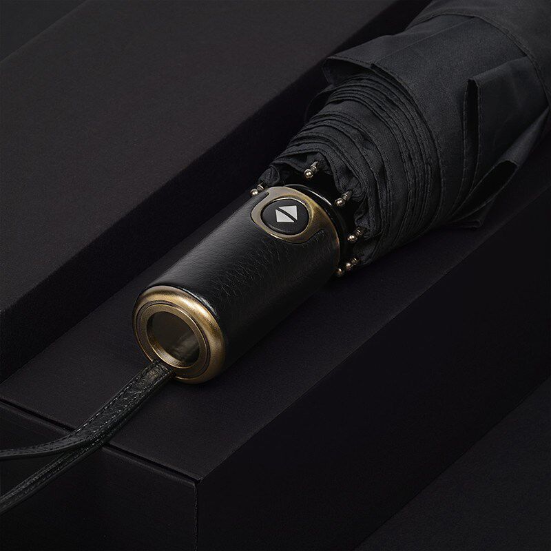 全自动雨伞c男士个性折叠双人商务加固防风超大两用自开自收三折