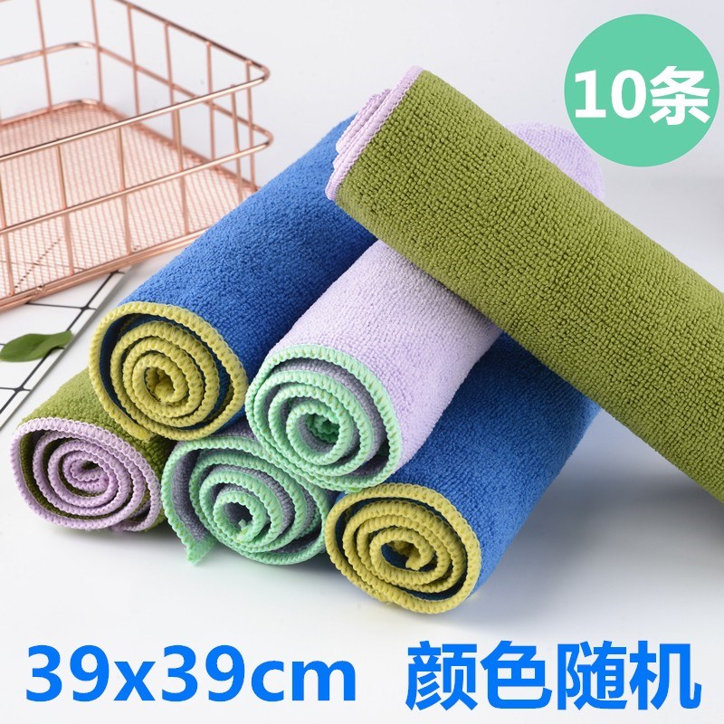 家务清洁用抹布i不掉毛吸r水擦桌子布家政保洁毛巾酒店百