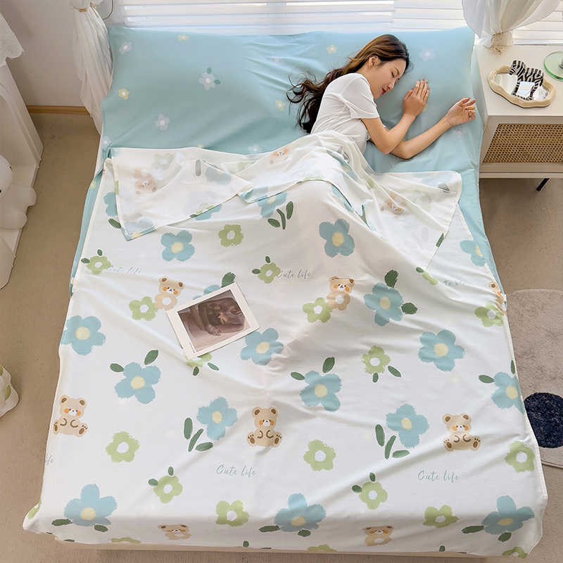 全棉酒店隔脏睡袋旅行隔脏睡袋床单被套便携式出差出行旅睡宝