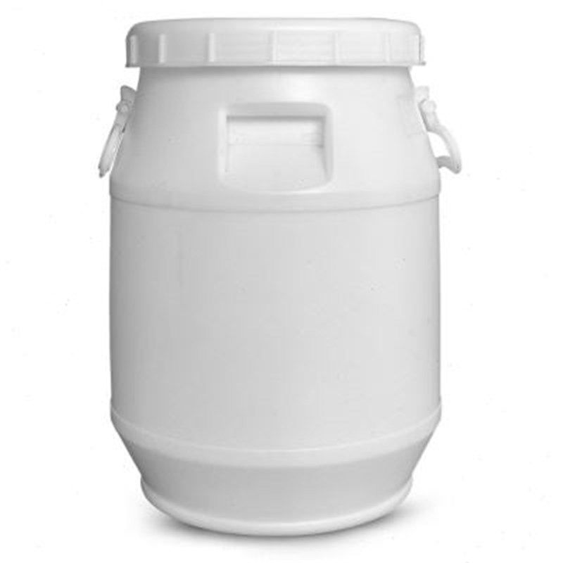 加。厚塑料桶 25公斤大口化工桶储水桶白色螺旋带盖圆桶粮食发酵