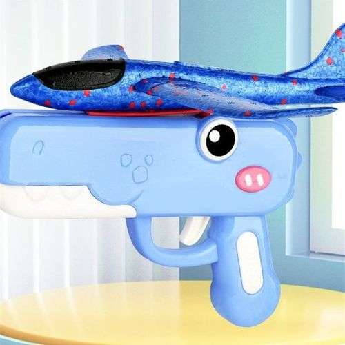 【下单立减50】 飞机枪儿童弹射风筝恐龙飞机枪户外滑翔发射_WF