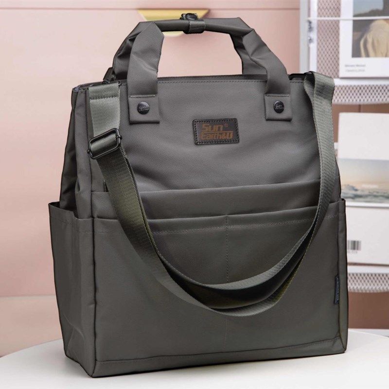 质感高级!!双肩包女士手提单肩斜挎背包男多功能大容量电脑包