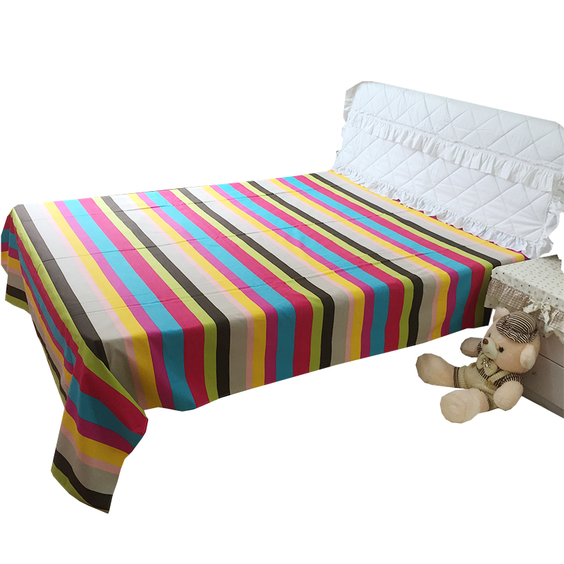 夏季亚麻床单加厚老粗布床单件宿舍单人双人2俩三件套榻榻米定制