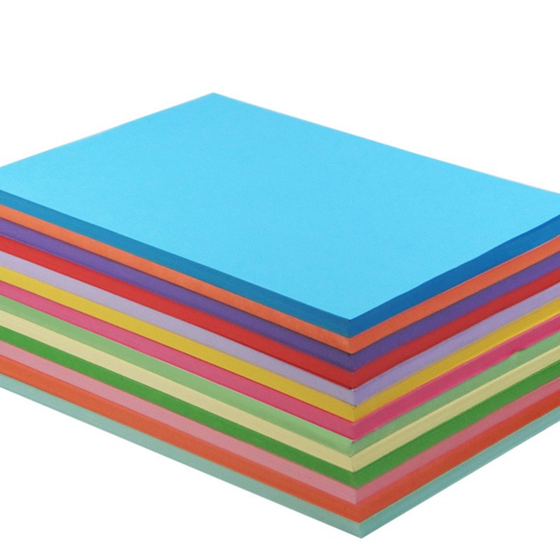 传美A480克 彩色复印纸打印 A4纸彩色纸办公用纸  草稿纸 500张