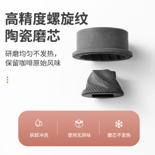 电动磨豆机便携无线小型咖啡豆研磨机家用咖啡研磨器全自动咖啡机