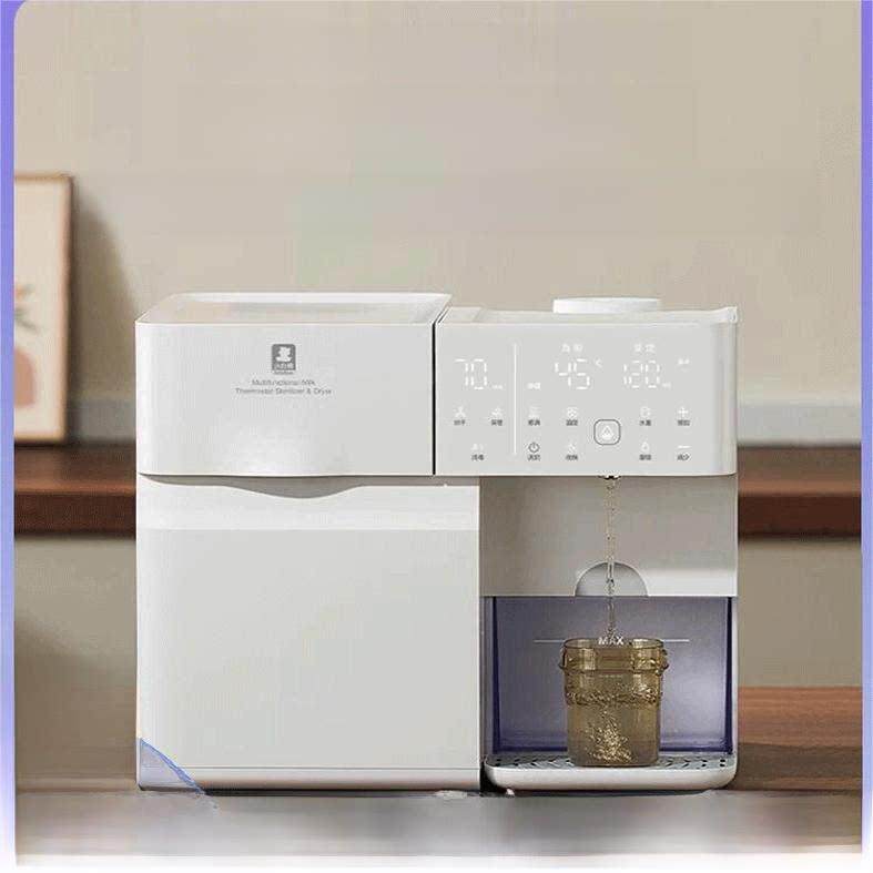 小白熊紫外线奶瓶消毒柜婴儿泡奶机温奶器消毒二合一恒温壶一体机