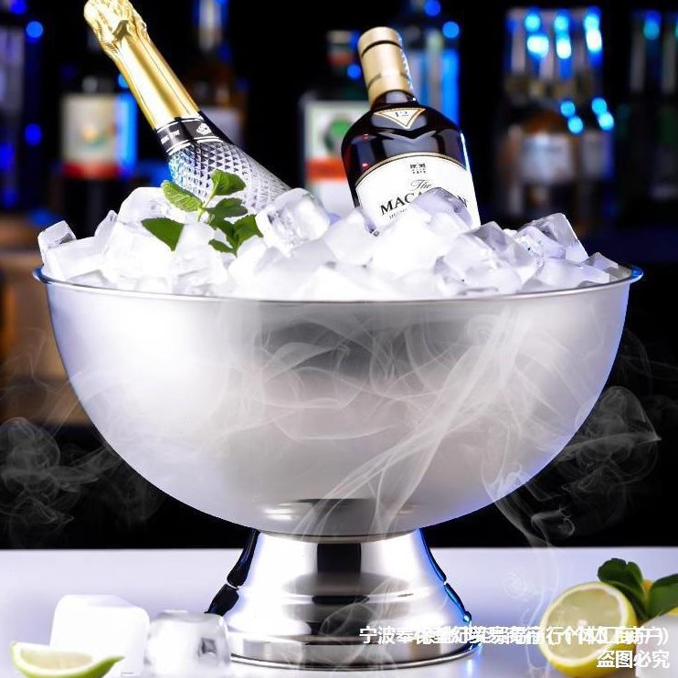 直销加厚不锈钢香槟盆冰桶酒吧冰粒冰镇冰酒啤酒红酒冰块冰的