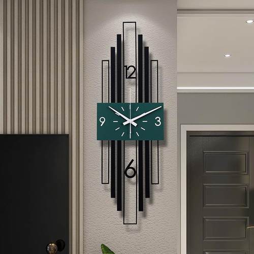 钟表客厅创意时尚家用免打孔时钟2025新款艺术装饰现代简约挂钟