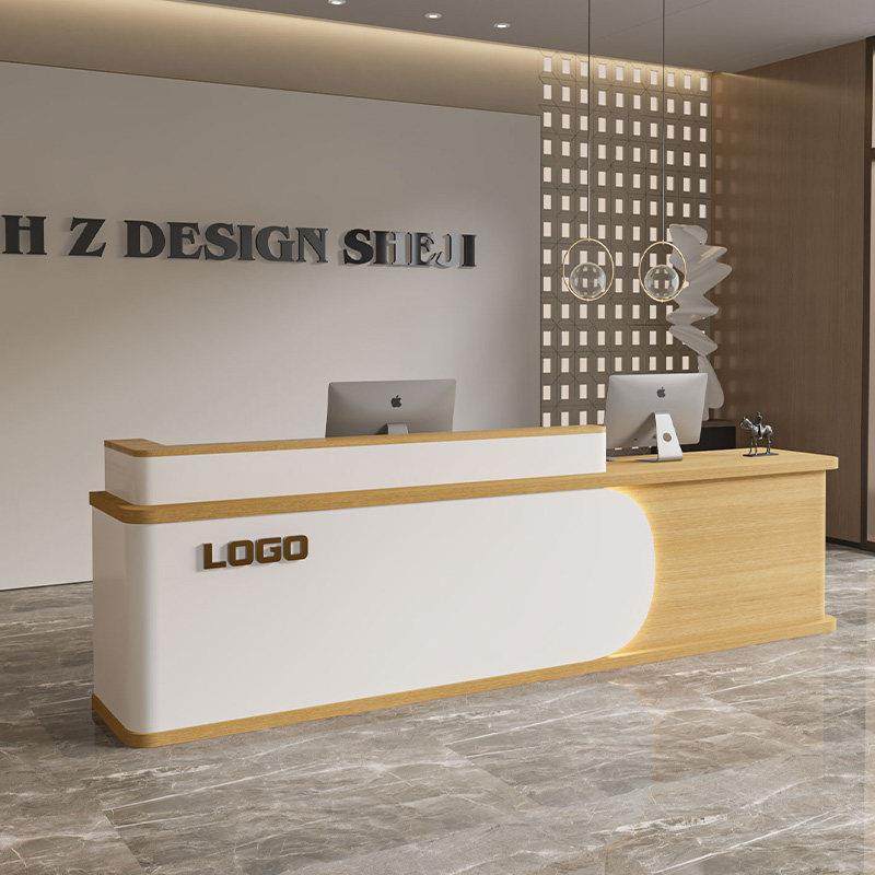 公司前台美容院吧台酒店烤漆接待台服装店柜台店铺收银柜台简约现,商业/办公家具,收银台,淘宝优惠券,粉丝福利购,淘宝优惠卷