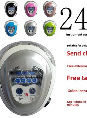 24V电动锂电池海豚车专用仪表简单仪表前灯总成25V电源显示海豚车