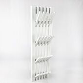 节省空间钢琴键挂衣架後超挂衣板实木衣帽架