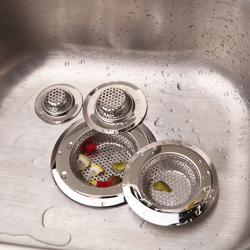 厨房水槽过滤网水池洗菜盆不锈钢过滤器拖把池下水道地漏防堵神器