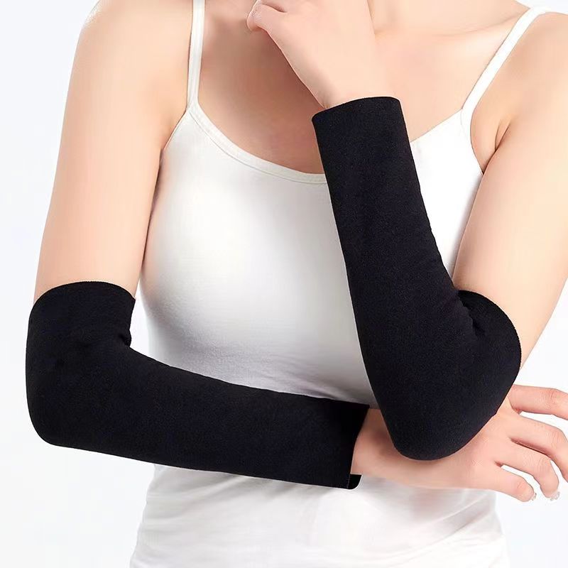 德绒手臂套袖男女长袖春夏薄厚空调护手腕护肘胳膊关节保暖假袖子