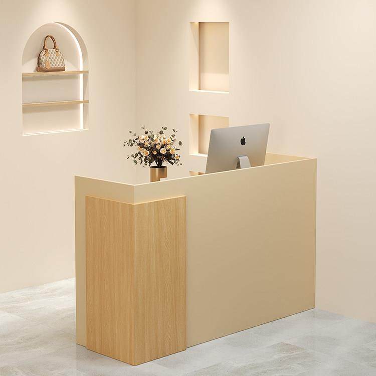 服装店吧台收银柜台美容院轻奢理髲店前台接待台女装店小型柜台桌,商业/办公家具,收银台,淘宝优惠券,粉丝福利购,淘宝优惠卷