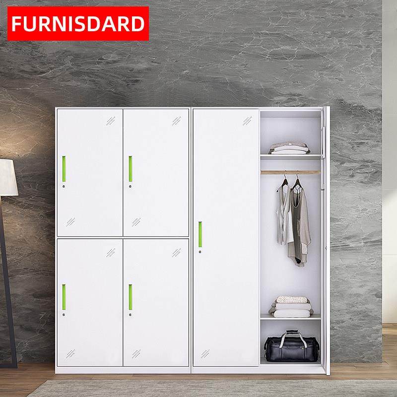 钢制员工更衣柜健身房多门储物柜带锁宿舍收纳柜子浴室换衣存包柜,商业/办公家具,更衣柜,淘宝优惠券,粉丝福利购,淘宝优惠卷