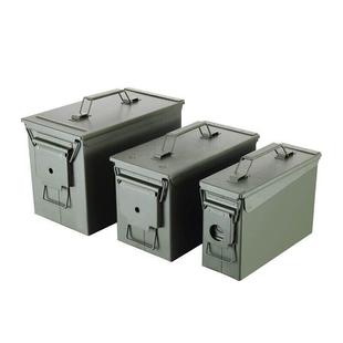 子弹箱弹药箱金属铁箱子工具箱锁扣航模锂电池防爆箱密封箱铁皮箱