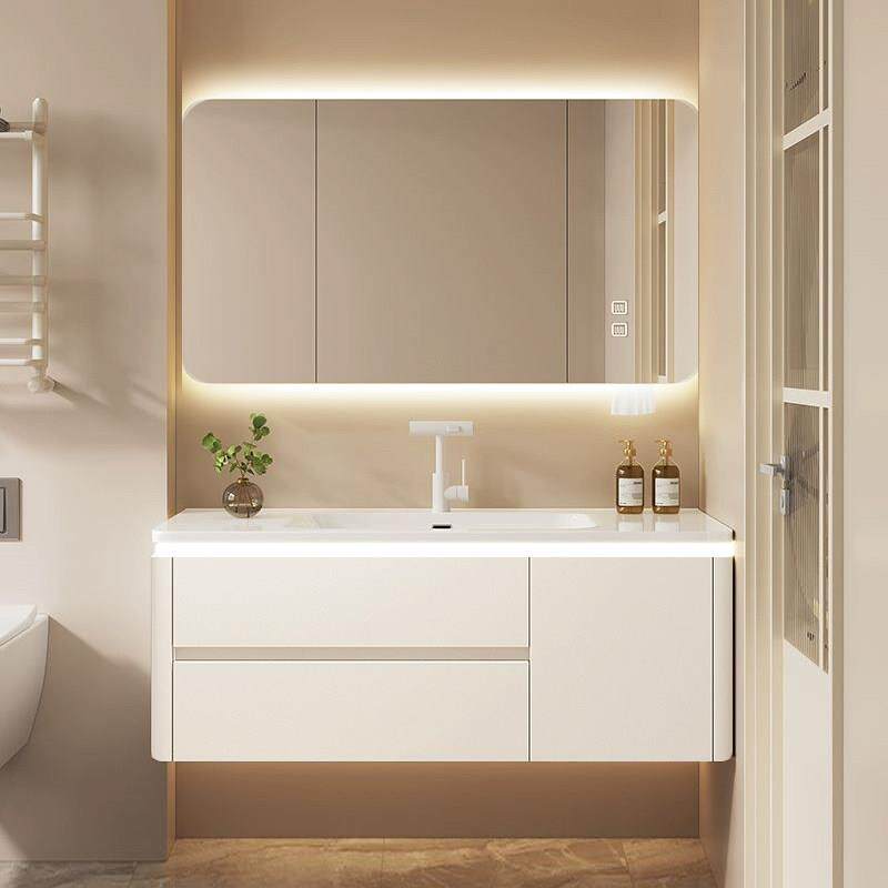 浴室柜陶瓷一体盆洗漱台洗脸盆柜组合化妆室洗手盆柜浴柜洗手台