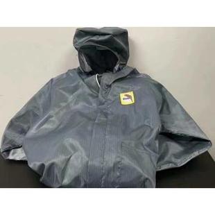 防尘服透气工作服男女通用 喷漆服防护服防静电连体带帽便携式