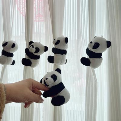 可爱熊猫夹子窗帘专用闭合遮光防风漏光收拢缝隙夹子固定器装饰扣
