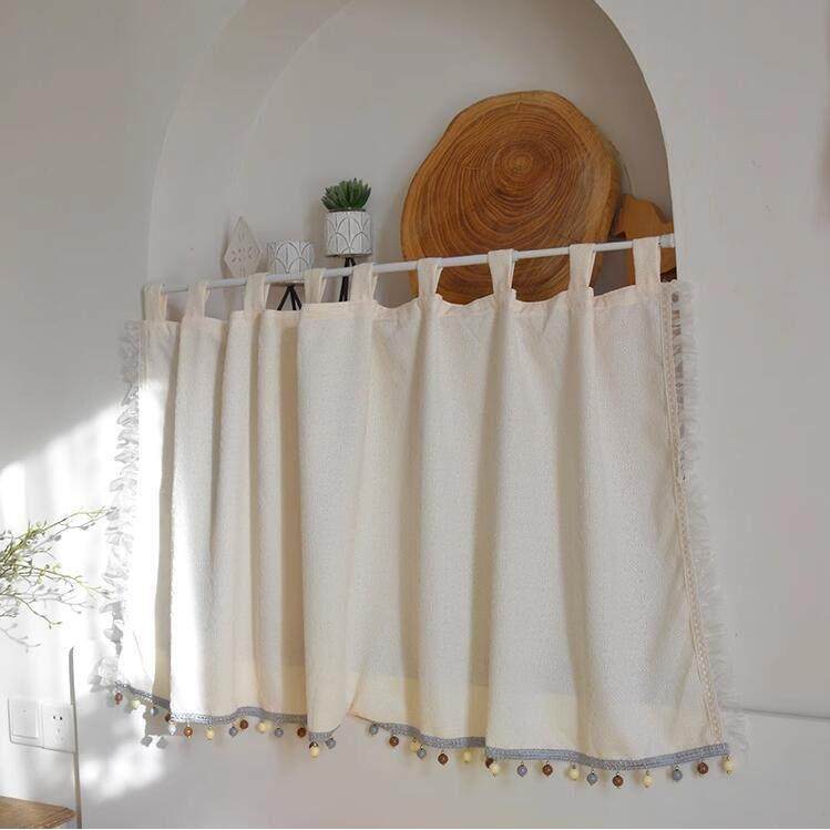 田园风半帘小窗帘咖啡短帘阳台飘窗隔断帘半截门帘装饰帘成品定制,居家布艺,定制窗帘,淘宝优惠券,粉丝福利购,淘宝优惠卷