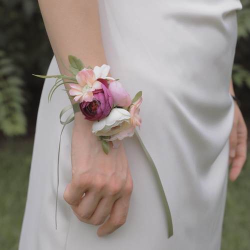 哲糖欧式婚礼胸花新郎新娘胸花结婚庆用品伴郎伴娘胸花姐妹手腕花