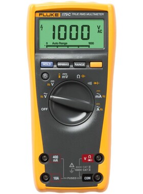 福禄克F175C/F177C/F179C真有效值万用表数字高精度万能表模拟条