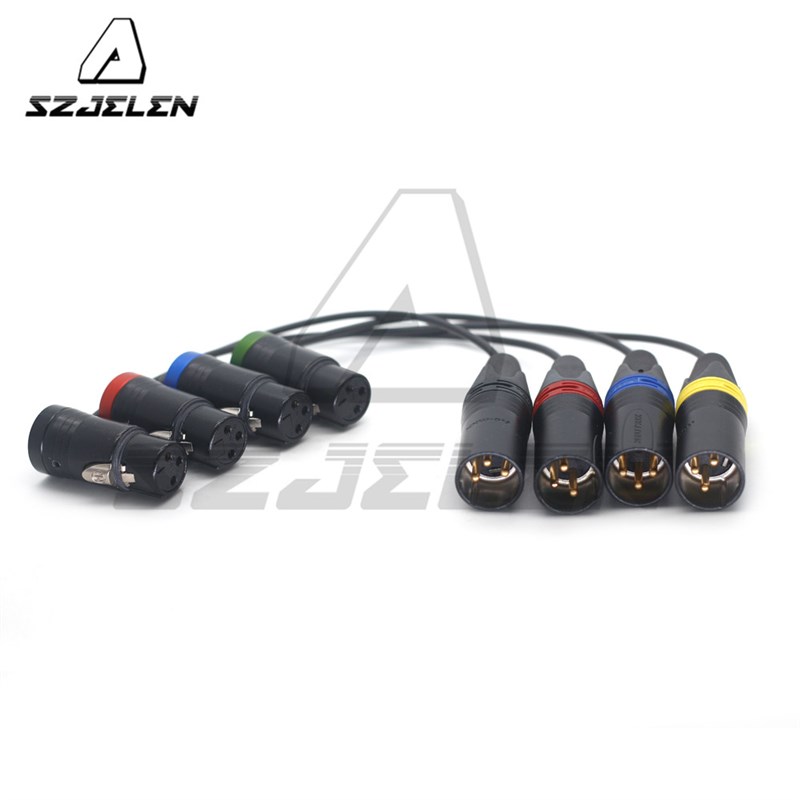 NEUTRIK卡农3针公转短XLR 3针母头 适用于Cyclone 音频线 可定制