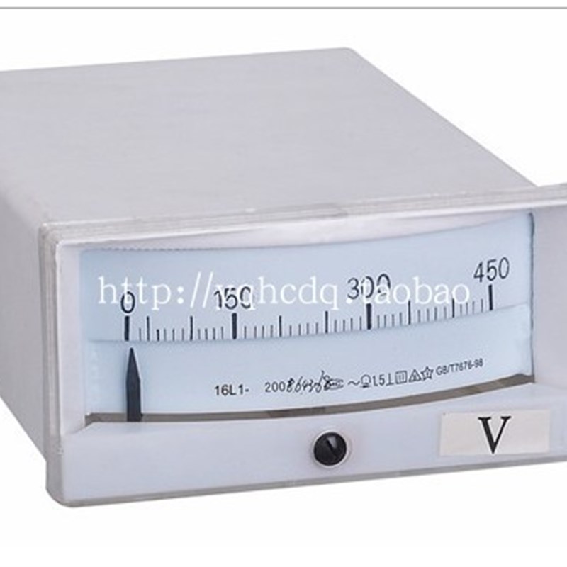嵌入式指针交流电压表16L1-V 450V 250V 300V 12KV 6KV 10KV/100V