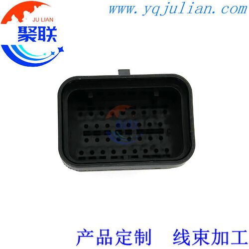 DJ7342-1.2-11/21 三槽34P 新能源汽车防水插头4-1437290-0公母