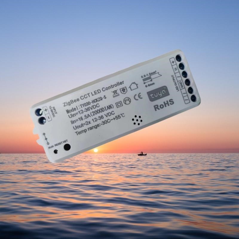 tuyazigbee灯带RGB幻彩控制器 蓝牙wifi流水 跑马模式