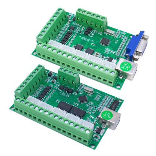 MACH3 V2.1五轴雕刻机主板 cnc运动控制卡5轴 步进电机驱动接口板