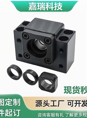 LEB61 LEB71-10/12/15/17/20/25/30/35/40配C5轴承 丝杆支座组件