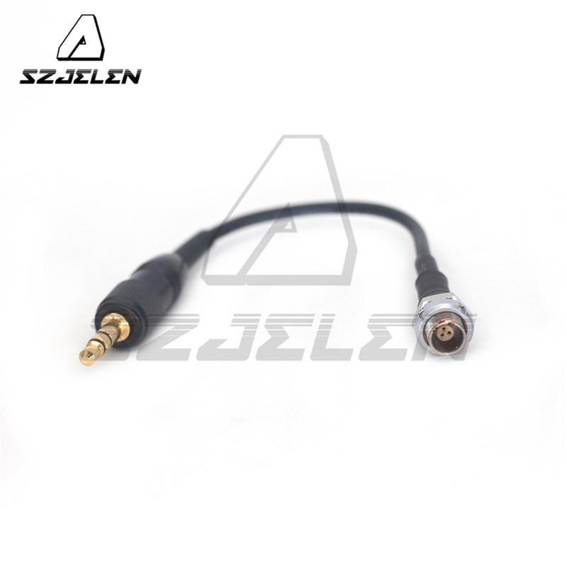 Sennheiser 麦克风适配器 FVB 3Pin 到 3.5mm 插孔插头的外螺