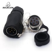 10针防水连接器螺母面板安装 XHP28系列2 可用于工业