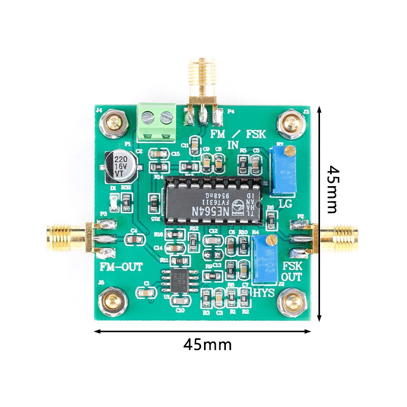 NE564FM解调模块 FM/FSK解调模块信号处理 可解调载波频率10M-90M