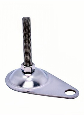 WAD75-D84-M16 M20-L75 L100 L125 L150带耳定位孔铸铁固定型脚杯