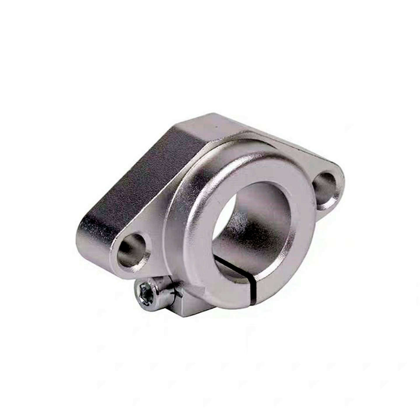 光轴立式SHF卧式支架固定座支撑座SK/SH直线圆柱导轨锁紧夹紧块铝