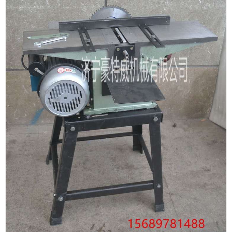 MB120A120B150B木工台刨台锯机三合一带靠山多功能台式刨床钻床