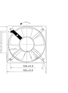 TOYO FAN TYPE T212S 220V 50/60HZ 15CM 15050 轴流风机散热风扇